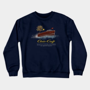 Chris Craft vintage boats Crewneck Sweatshirt